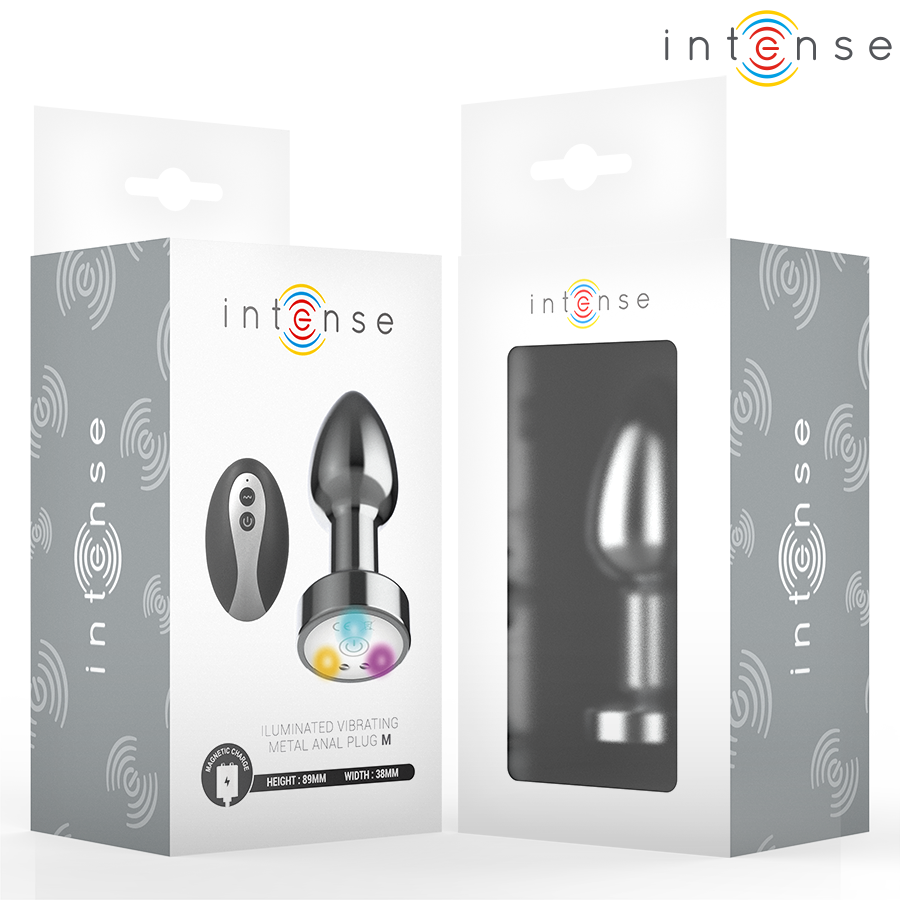 Intense Anal Toys-Analplug Metall Vibrator mit Led Lichter · Sextoys (Bild 10)