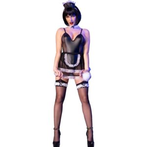 Chilirose-CR-4628 Erotisches Dienstmädchenkostüm · Sexy Damen-Dessous (Bild 4)