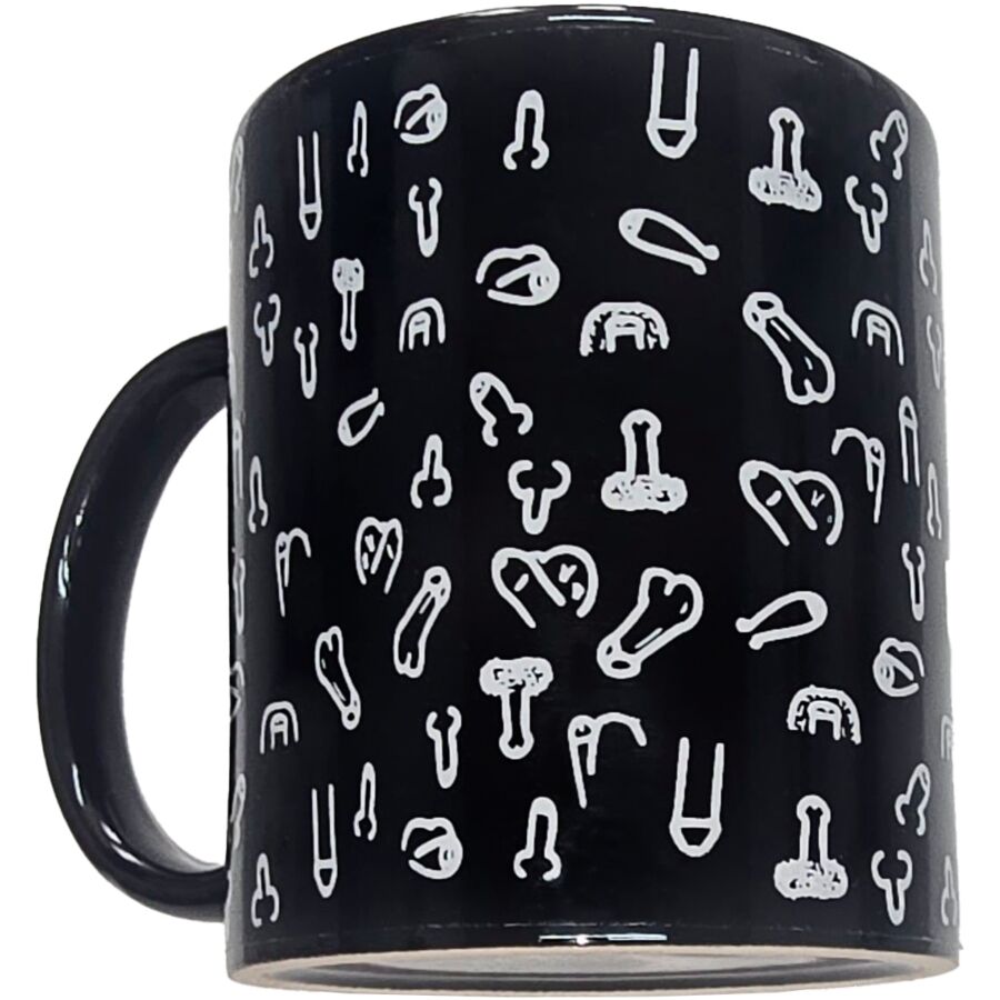 Diablo Picante-Penis-Tasse Schwarz 370 ml