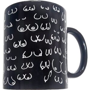Diablo Picante-Tasse 'boobs' Schwarz 370 ml