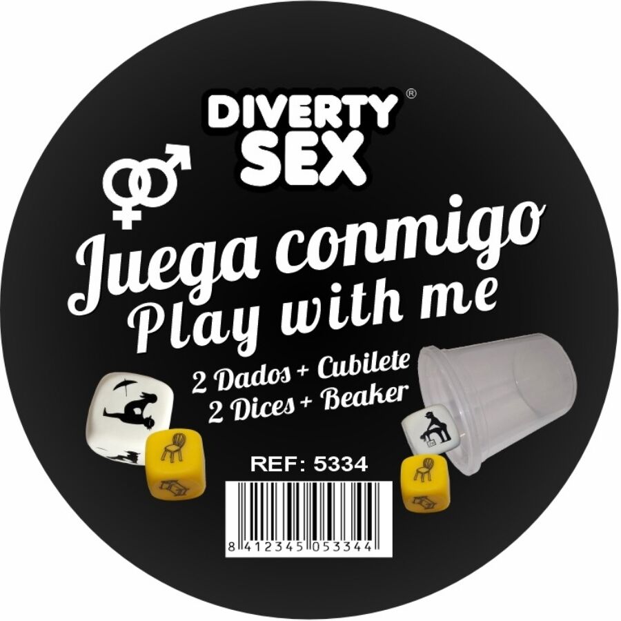 Diablo Picante-Set Erotische Würfel Heterosexuelle Positionen mit Glas · Spiele & Geschenke