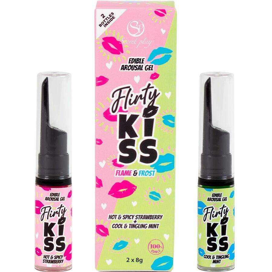 Secretplay Cosmetic-Flirty Kiss Effekt-Gele für Oralsex