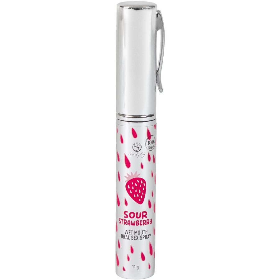 Secretplay Cosmetic-Orales Spray für Sex Acide Erdbeeren, 11 G · Oralsex & Körperspiele (Bild 3)