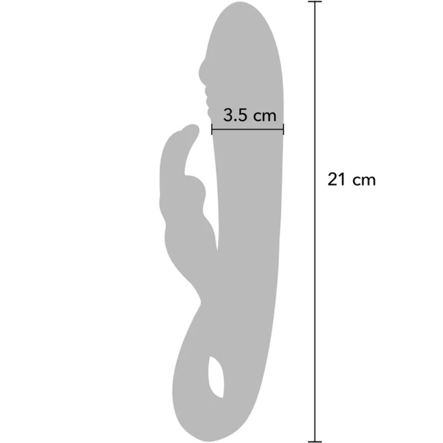 Toyjoy-Taygeta Rabbit Vibrator-Silikon, 10 Geschwindigkeiten, Wiederaufladbar · Vibratoren (Bild 3)