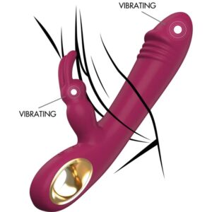 Toyjoy-Taygeta Rabbit Vibrator-Silikon, 10 Geschwindigkeiten, Wiederaufladbar · Vibratoren (Bild 4)