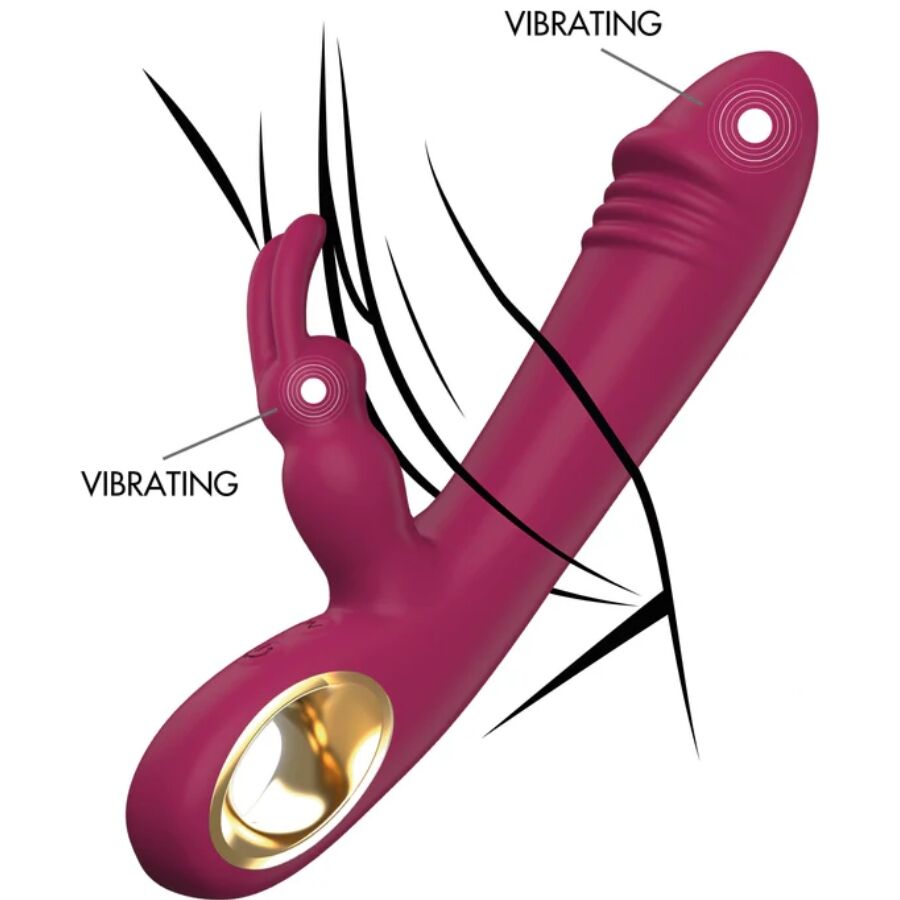 Toyjoy-Taygeta Rabbit Vibrator-Silikon, 10 Geschwindigkeiten, Wiederaufladbar · Vibratoren (Bild 4)