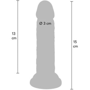 Get Real-Deluxe Realistischer Penis 15 cm-TPR, Saugnapf · Sextoys (Bild 2)