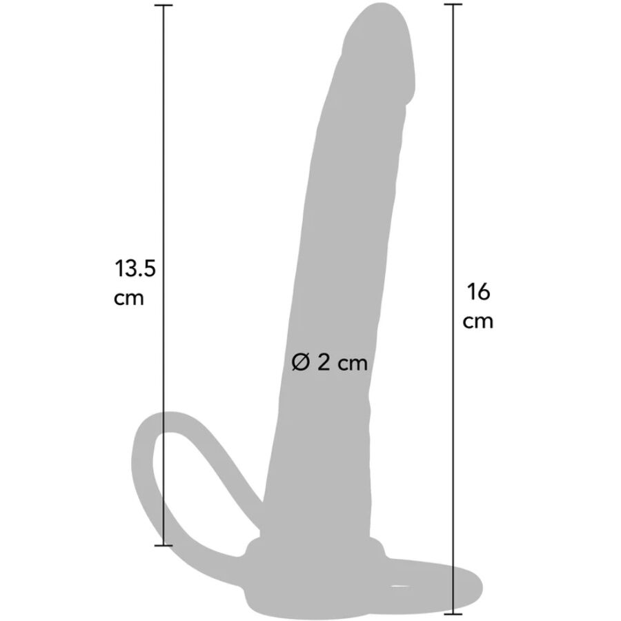 Get Real-Double Trouble Penetrator Anal in Silikon 16 cm · Sextoys (Bild 3)