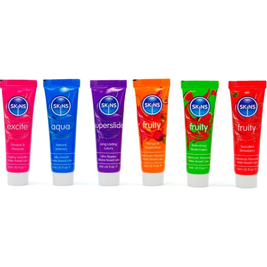 Skins-Vital & Fruity Kit Gleitgel 6 X 12 ml · Kosmetika & Aphrodisiaka (Bild 2)