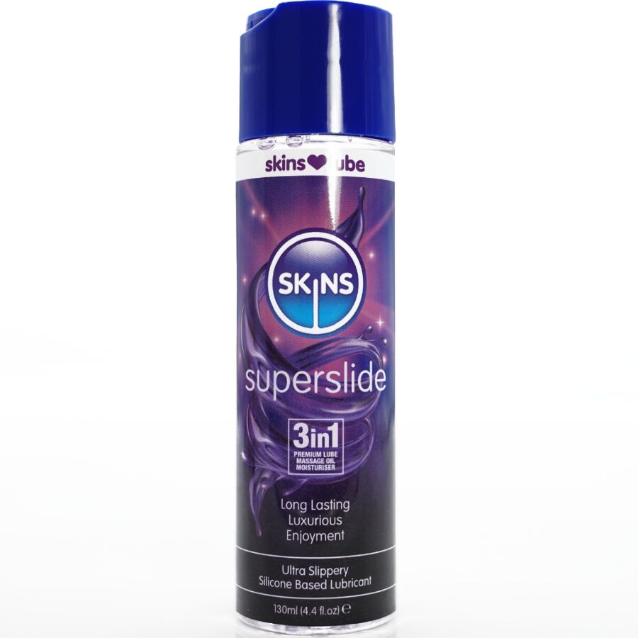 Skins-Superslide Gleitgel auf Silikonbasis 130 ml-Waterproof · Kosmetika & Aphrodisiaka