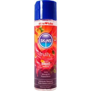 Skins-Mango-Gleitgel auf Wasserbasis und Passionsfrucht · Kosmetika & Aphrodisiaka