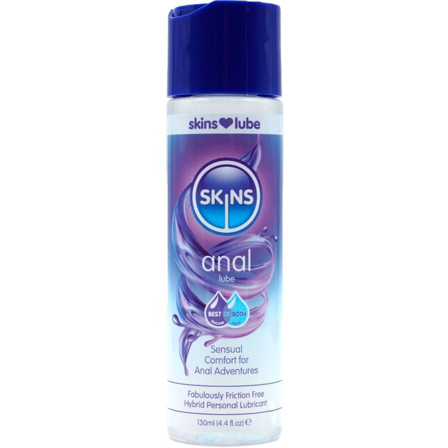 Skins-Gleitgel Hybrid-Anal-Wasser-Silikon, 130 ml · Kosmetika & Aphrodisiaka
