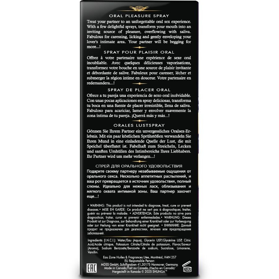 Shunga Aphrodisiacs-Waves Pleasure Spray Oral Verführerische Früchte · Oralsex & Körperspiele (Bild 4)
