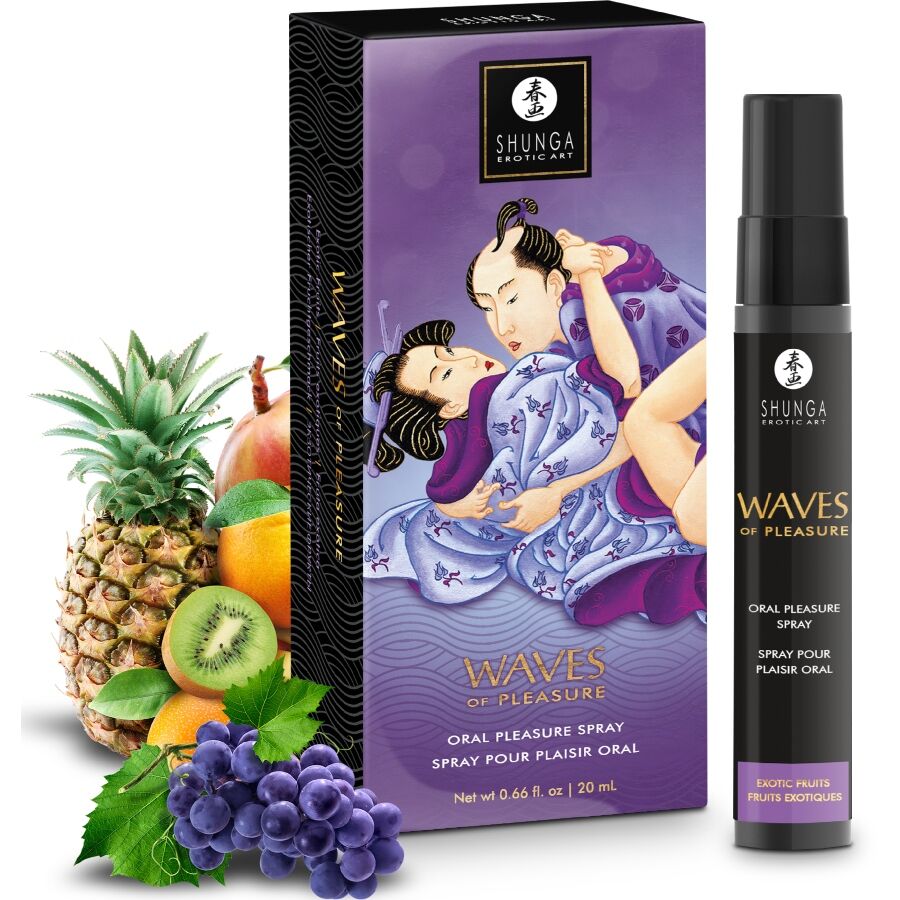 Shunga Aphrodisiacs-Waves Pleasure Verführerisches Oral-Spray Früchte