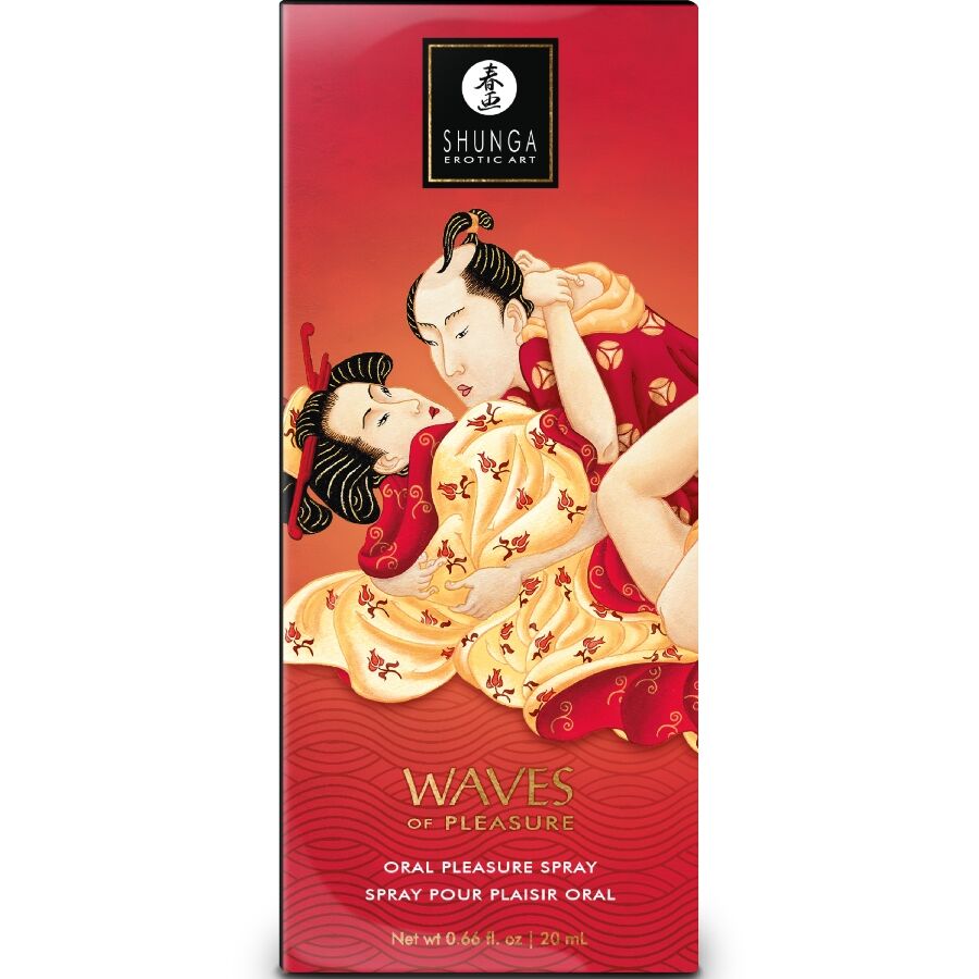 Shunga Aphrodisiacs-Waves Pleasure Spray Verführerisch Erdbeeren · Oralsex & Körperspiele (Bild 3)