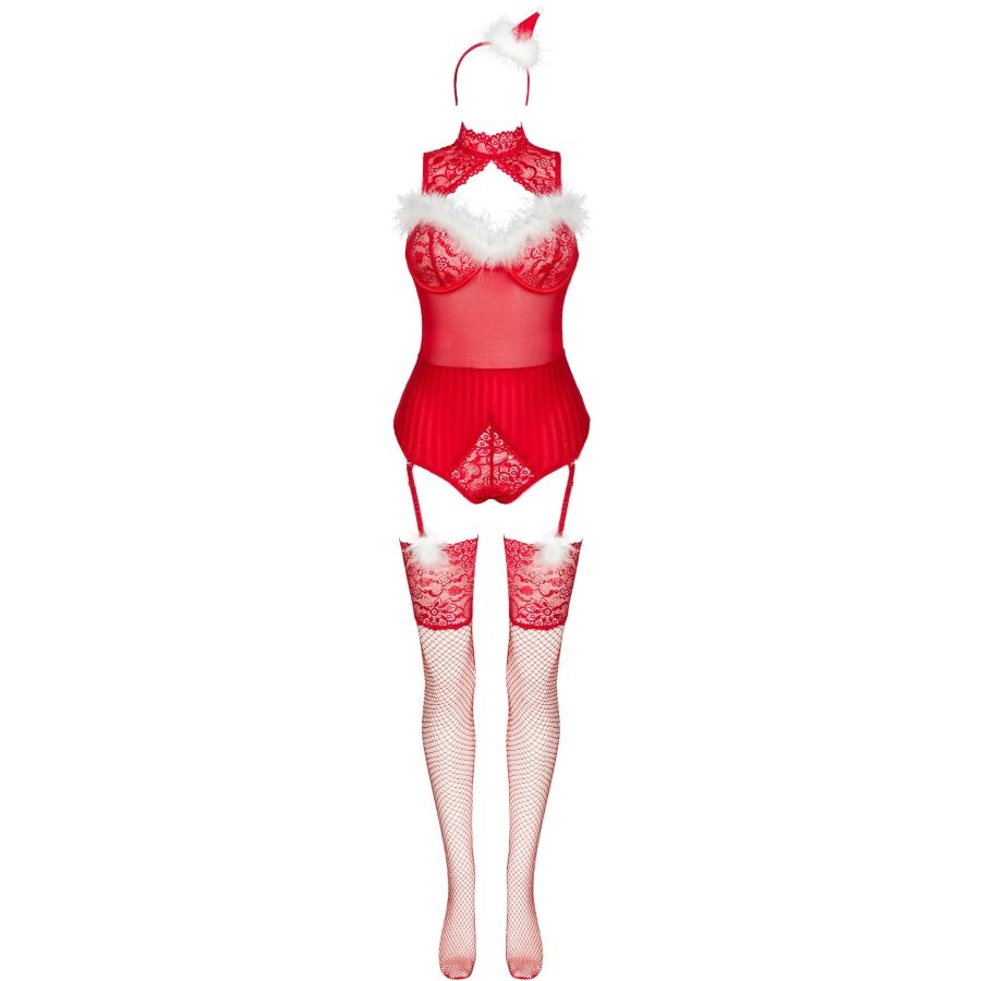 Livco Corsetti Fashion-Limpid Snowflakes LC-90604 Set Body · Sexy Damen-Dessous (Bild 3)