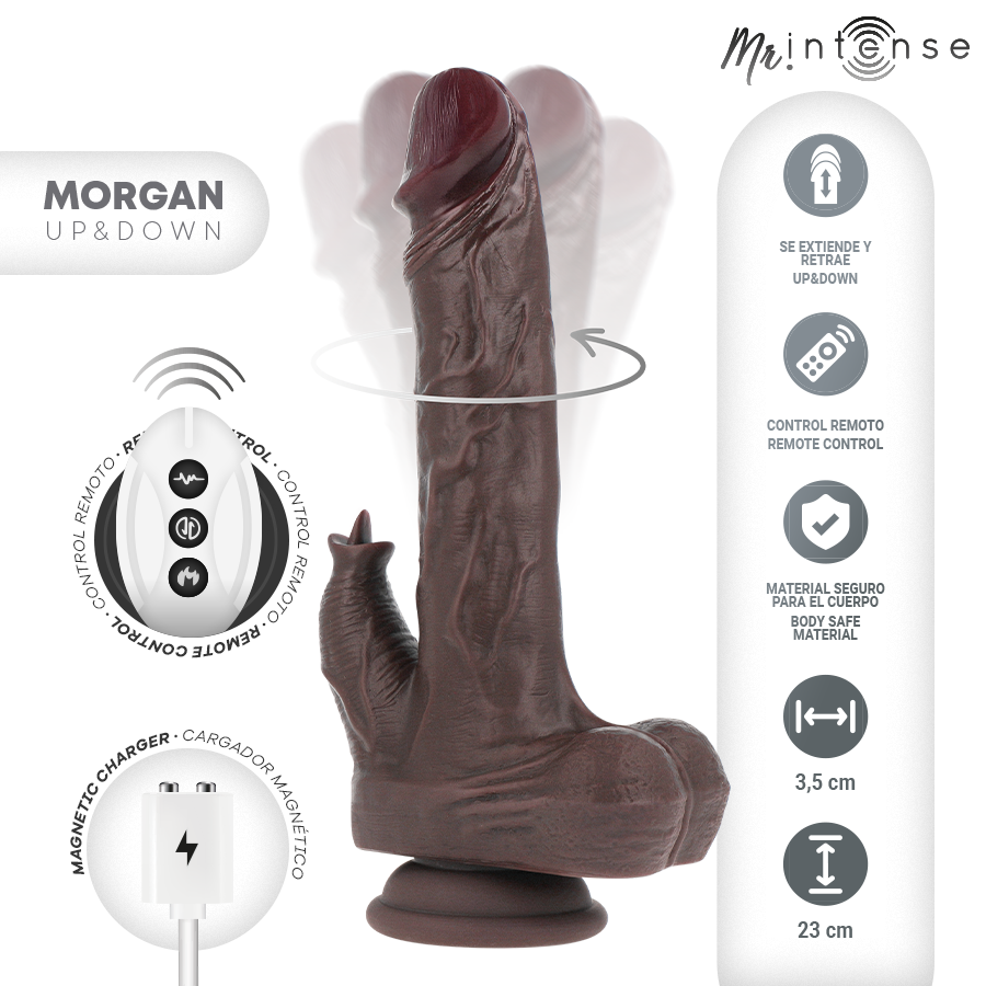 Mr. Intense High Tech-Morgan Realistische Puppe Multifunktional · Vibratoren (Bild 2)