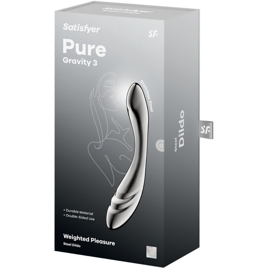 Satisfyer Dildo-Pure Gravity 3 Edelstahl, Dildo · Sextoys (Bild 5)