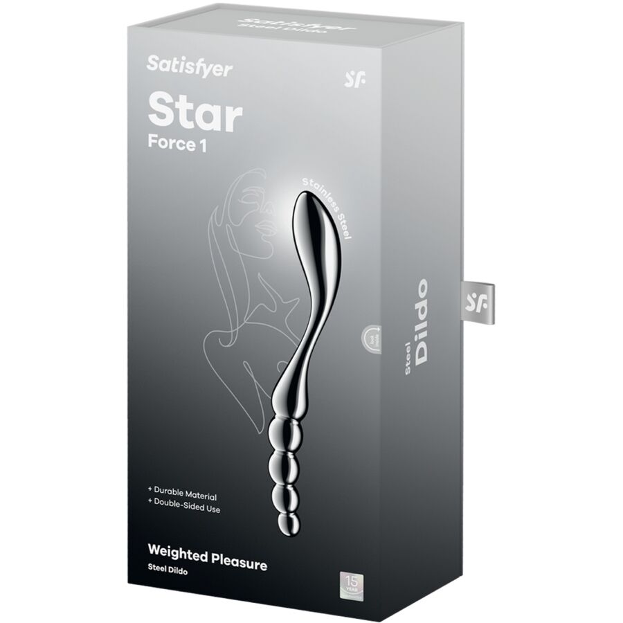 Satisfyer Dildo-Star Force 1 Dildo Doppelter Edelstahl-Metal · Sextoys (Bild 5)