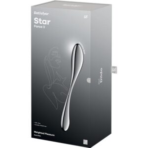 Satisfyer Dildo-Star Force 3 Dildo Doppelter Edelstahl-Metal · Sextoys (Bild 5)