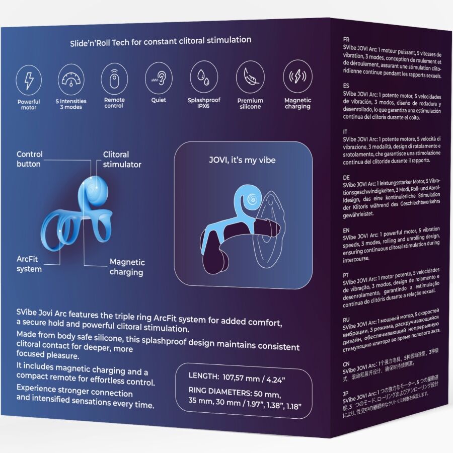 Snail Vibe-Jovi Arc Ring für Paare mit Fernbedienung · Sextoys (Bild 9)