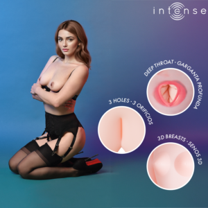 Intense Bodies & Masturbators-Monique Bonbon Puppe mit Drei · Sextoys (Bild 3)