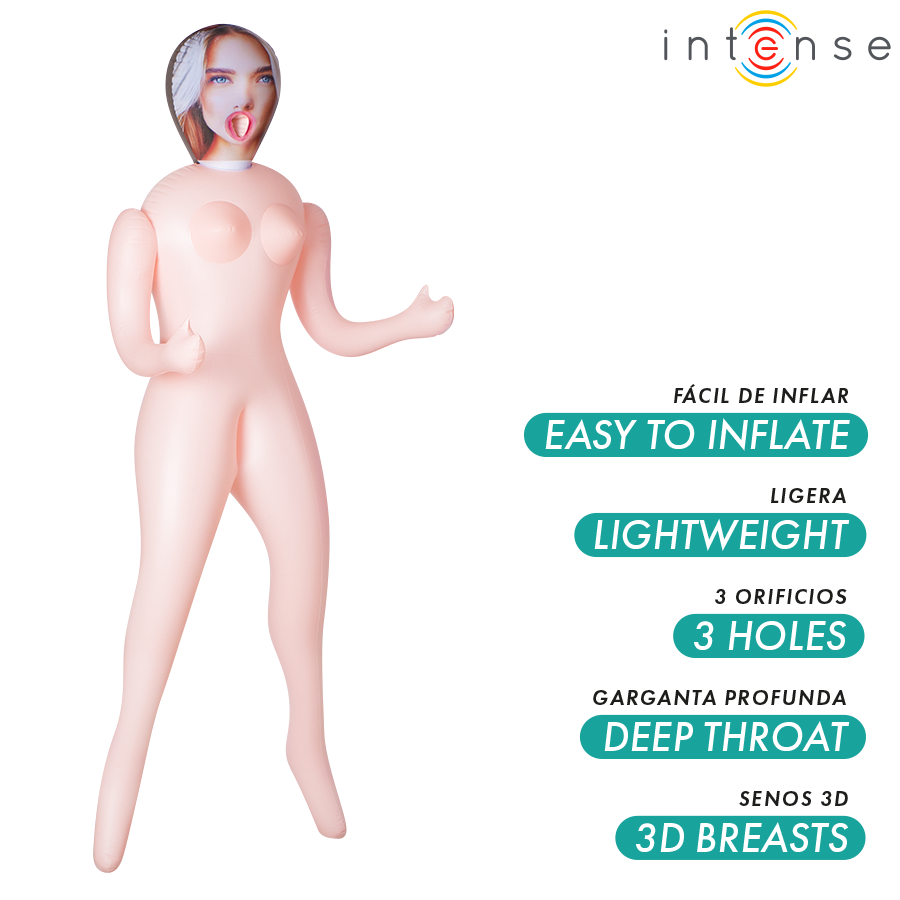 Intense Bodies & Masturbators-Nicole Puppe Mit drei spielbar · Sextoys (Bild 2)