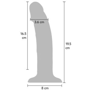 Get Real-Dildo Vibrator Realistisch in Silikon Lila, 19.5 cm-7 Geschwindigkeiten · Vibratoren (Bild 3)