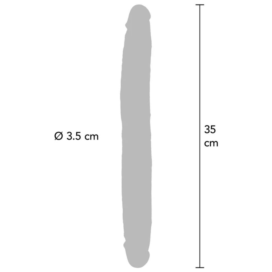 Get Real-Dildo Doppel Silikon Caramel 35 cm · Sextoys (Bild 3)
