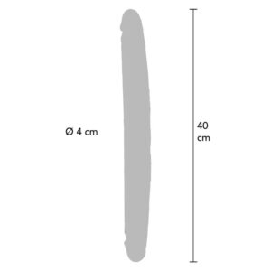 Get Real-Doppel Dildo aus Silikon mit Preput Mobile Caramel, 40 cm · Sextoys (Bild 3)