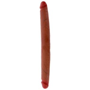 Get Real-Doppel Dildo aus Silikon mit Preput Mobile Caramel, 40 cm · Sextoys
