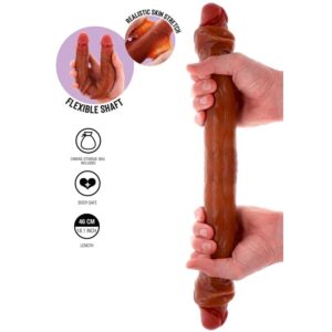 Get Real-Dildo Doppel in Silikon Caramel, 46 cm · Sextoys (Bild 2)