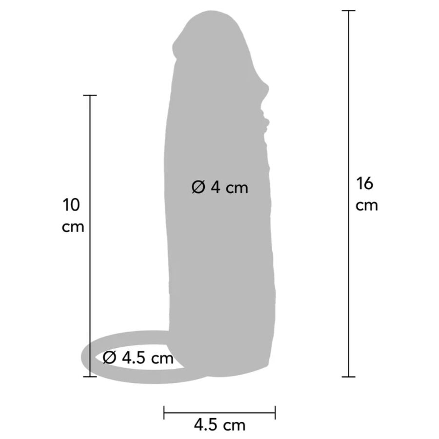 Get Real-Hydrated Skin Penishülle in Silikon Caramel 16 cm · Sextoys (Bild 3)