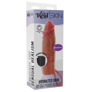 Get Real-Hydrated Skin Penishülle Silikon Caramel Vibrator – 16 · Sextoys (Bild 5)