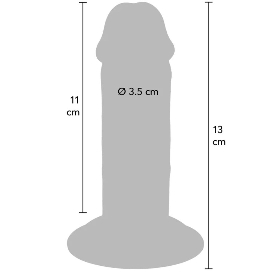 Get Real-Deluxe Dong Tpe Extra Gross, Doppeldichte, 13 cm · Sextoys (Bild 3)