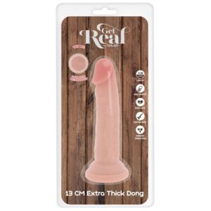 Get Real-Deluxe Dong Tpe Extra Gross, Doppeldichte, 13 cm · Sextoys (Bild 4)