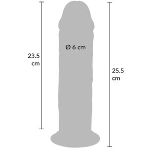 Get Real-Deluxe Dildo Tpe Doppeldichte Extra Gross 25.5 cm · Sextoys (Bild 4)