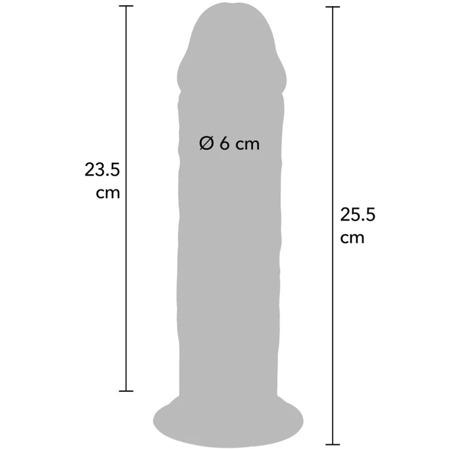 Get Real-Deluxe Dildo Tpe Doppeldichte Extra Gross 25.5 cm · Sextoys (Bild 4)