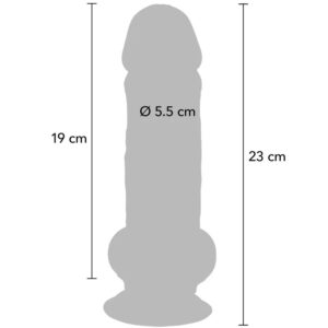 Get Real-Deluxe Realistischer Penis mit extra dicken Hoden 23 cm-TPE · Sextoys (Bild 3)