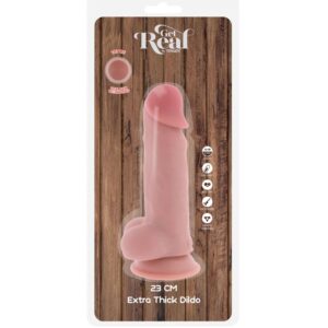 Get Real-Deluxe Realistischer Penis mit extra dicken Hoden 23 cm-TPE · Sextoys (Bild 4)
