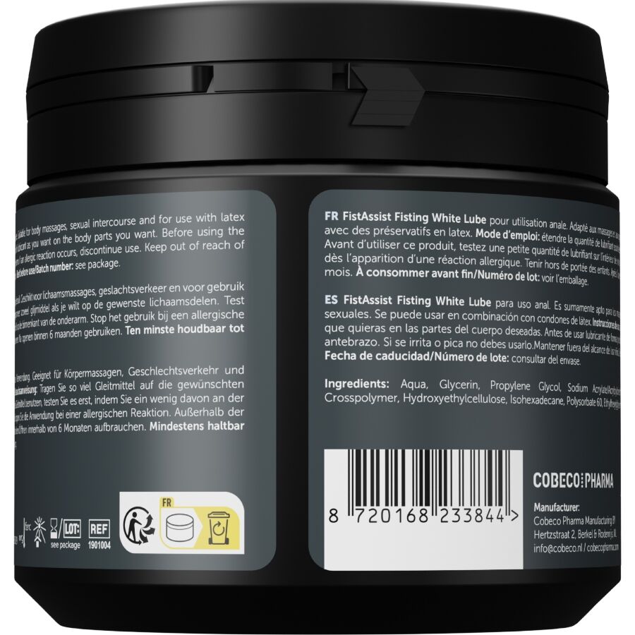 Cobeco -Fist Assist-Fist Assist White Lube Extra-Thick-500 ml · Kosmetika & Aphrodisiaka (Bild 2)