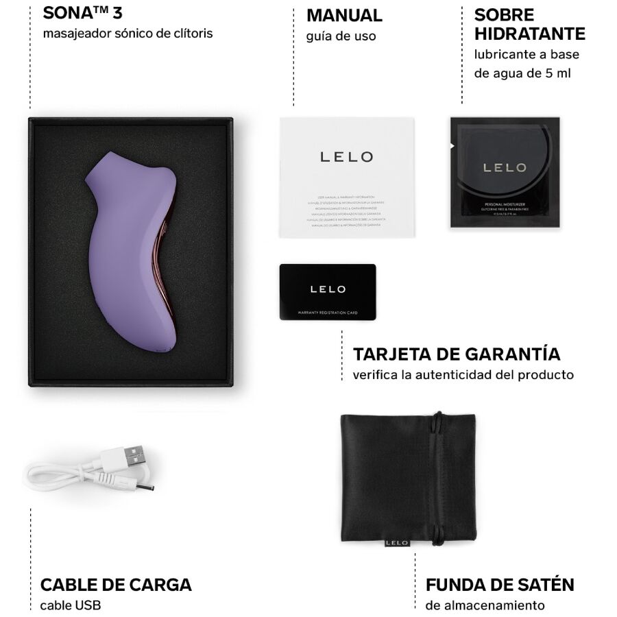 Lelo-Sona 3 Klitoris Sonic Massagegerät in Silikon · Vibratoren (Bild 2)