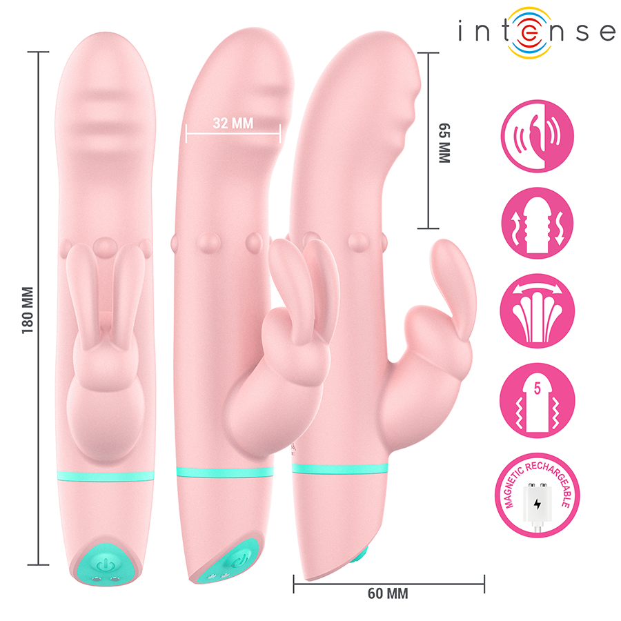 Intense High Tech-Alvin Rabbit Stimulator & Rolling Vibrator + · Vibratoren (Bild 4)
