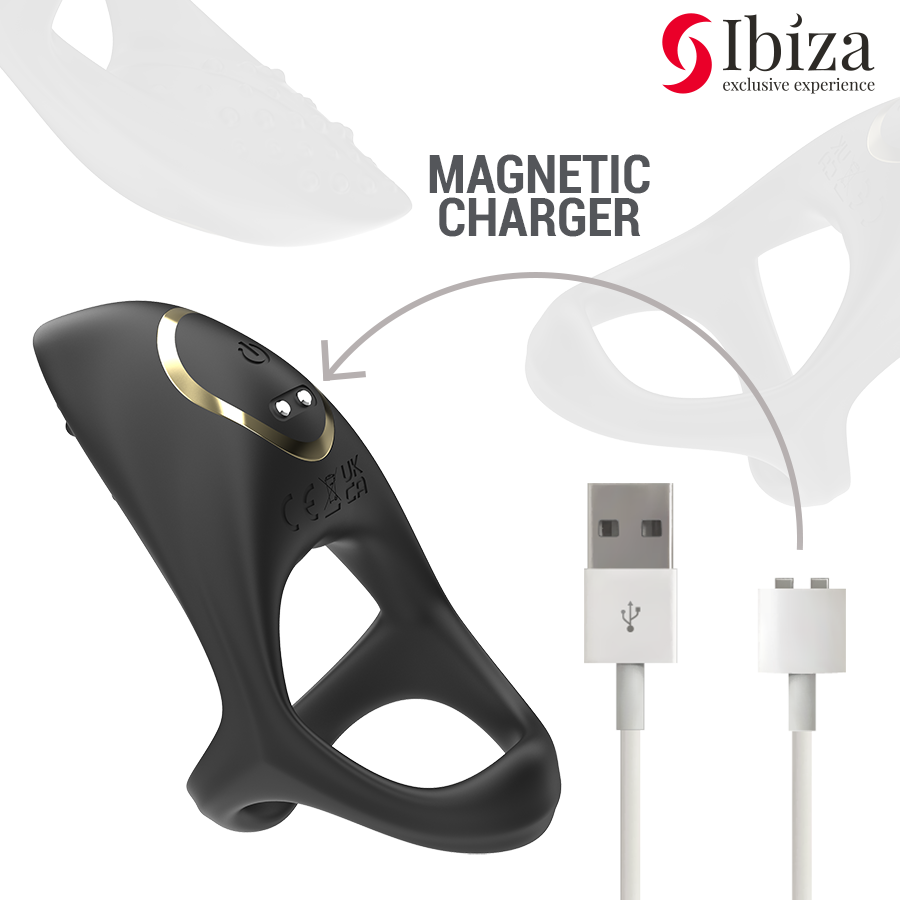 Ibiza Technology Penisring Multisensorial-Silikon, 10 Geschwindigkeiten · Sextoys (Bild 7)