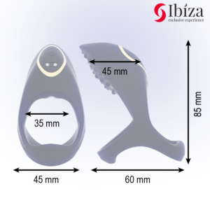 Ibiza Technology Penisring Multisensorial-Silikon, 10 Geschwindigkeiten · Sextoys (Bild 6)