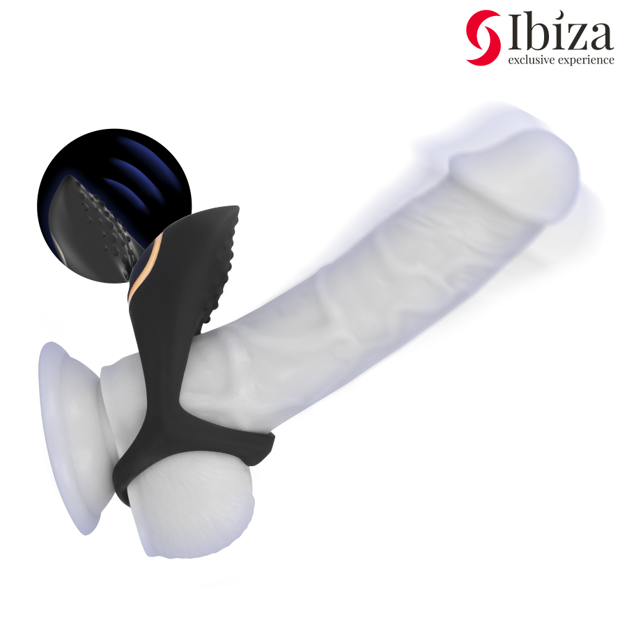 Ibiza Technology Penisring Multisensorial-Silikon, 10 Geschwindigkeiten · Sextoys (Bild 3)