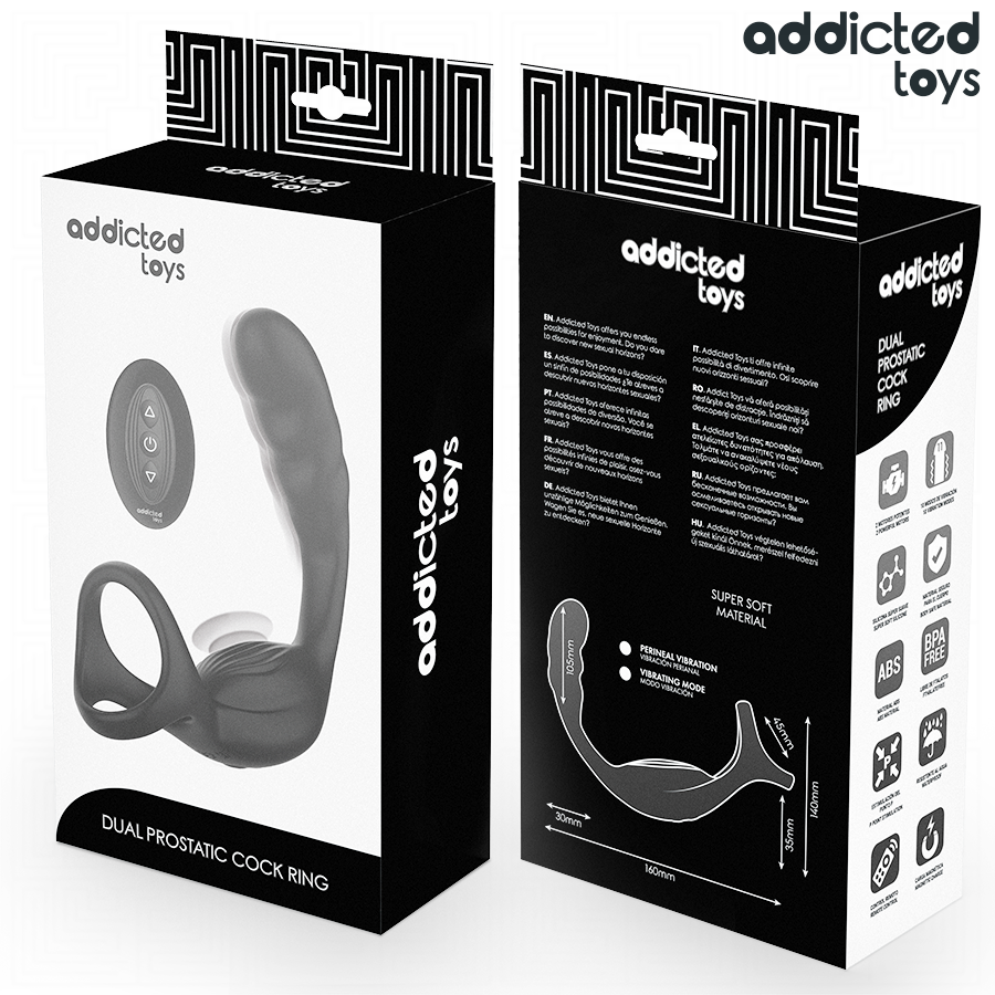 Addicted Toys-Penisring Dual für Prostata · Sextoys (Bild 4)
