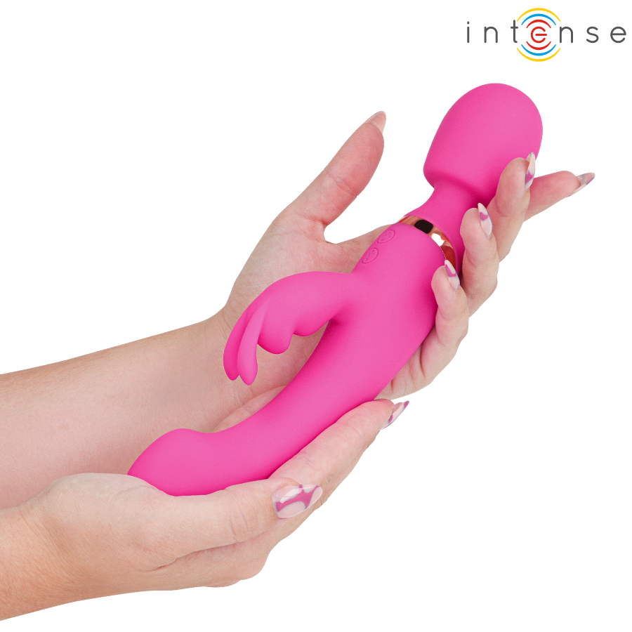 Intense High Tech-Winona Vibrator Double Rabbit & Wand-Silikon · Vibratoren (Bild 6)