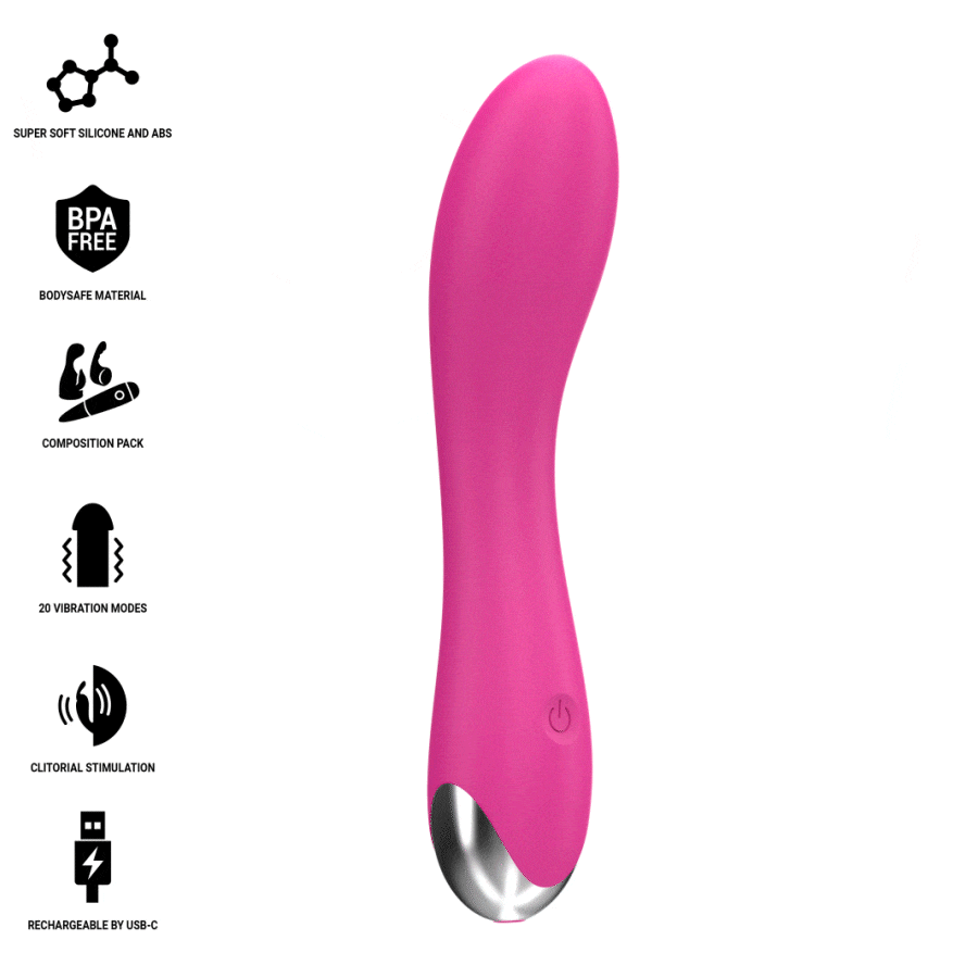 Intense High Tech-Liebe Vibrator mit 20 Modi und Köpfen · Vibratoren (Bild 2)