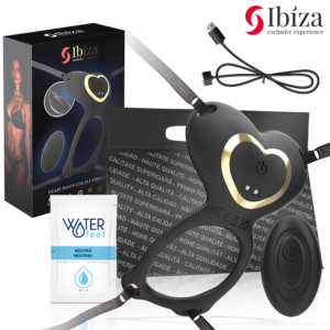 Ibiza Technology-Herz-Slip mit Vibrator für Paare